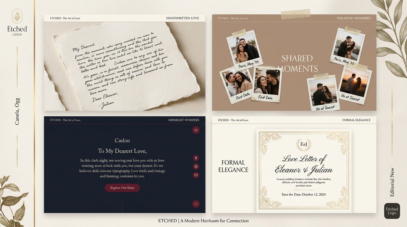 Romantic Surprise Template Layout Designs Showcase
